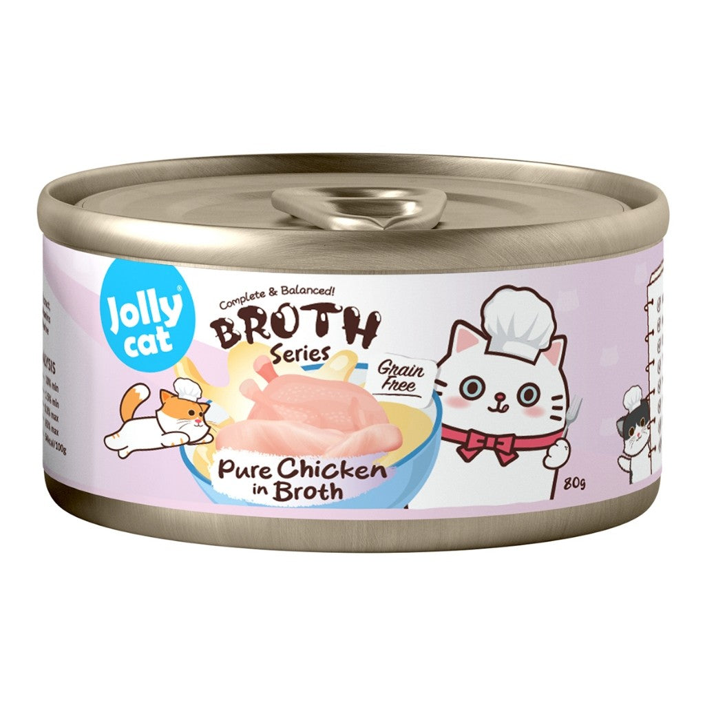 Jolly Cat Broth | Care Can Food - 80g -Complete | Jollycat