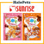 Sunrise Ball-shaped/Shoe-shaped Rawhide Dog Chew with Chicken Fillet 4pcs