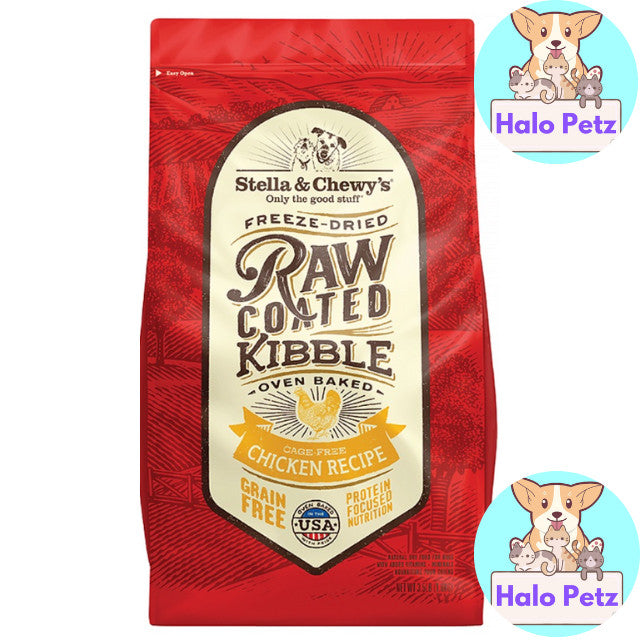 Stella & Chewy's Raw Coated Dog Kibbles with Wholesome Grains | Freeze-Dried Raw Coated