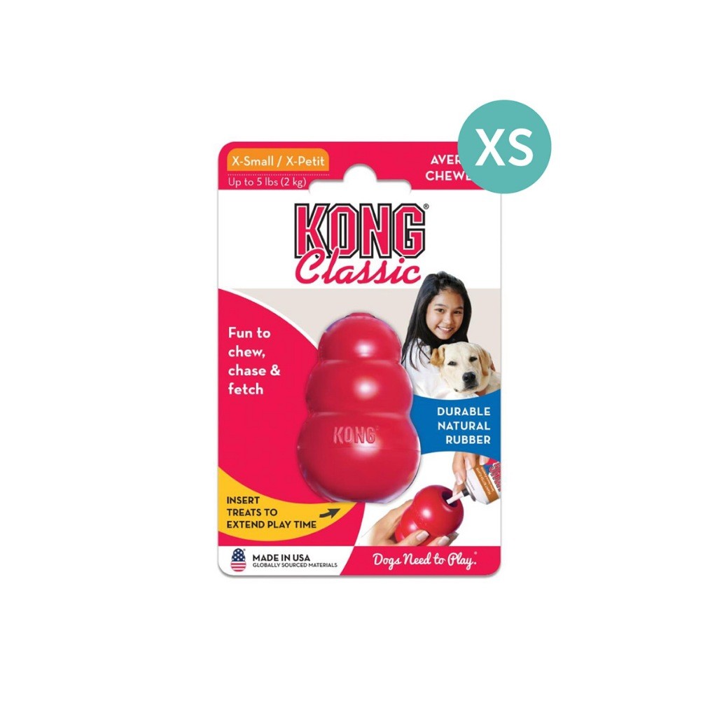 Kong Classic Dog Toys | Biscuit Ball, Ball Rope, Goodie Ribbon, Dental, Flyer, Ring & Senior