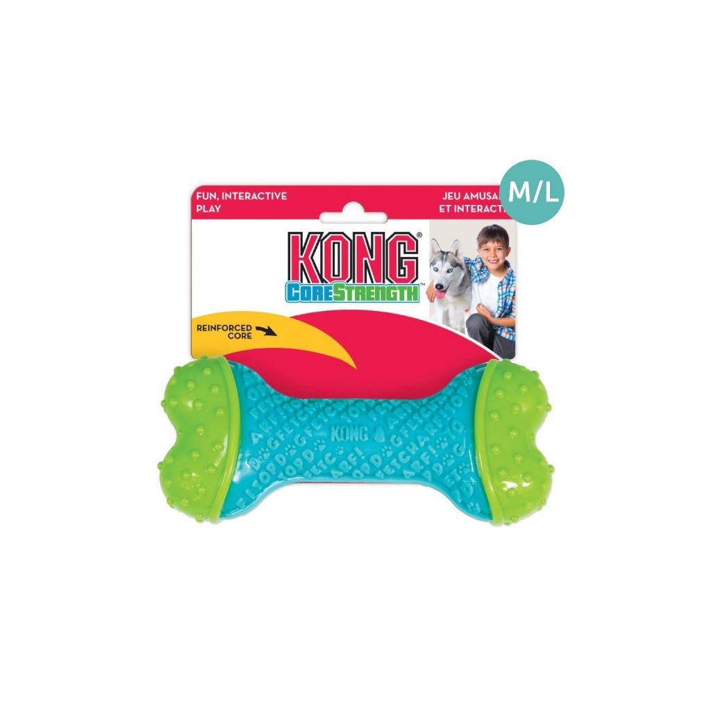 Kong Core Strength Dog Chew Toy | Interactive | Bone | Ring