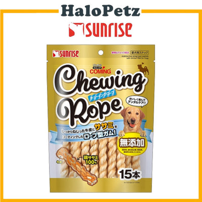 Sunrise String Type Rawhide with Chicken Fillet 100g for Dogs