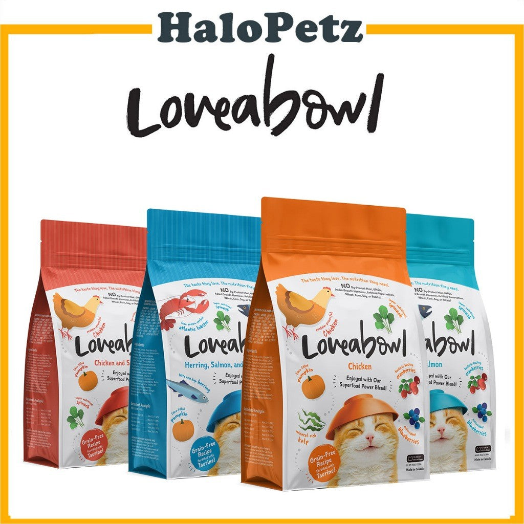 Loveabowl CAT Grain Free Dry Food 150g | Complete Diet, Kibbles