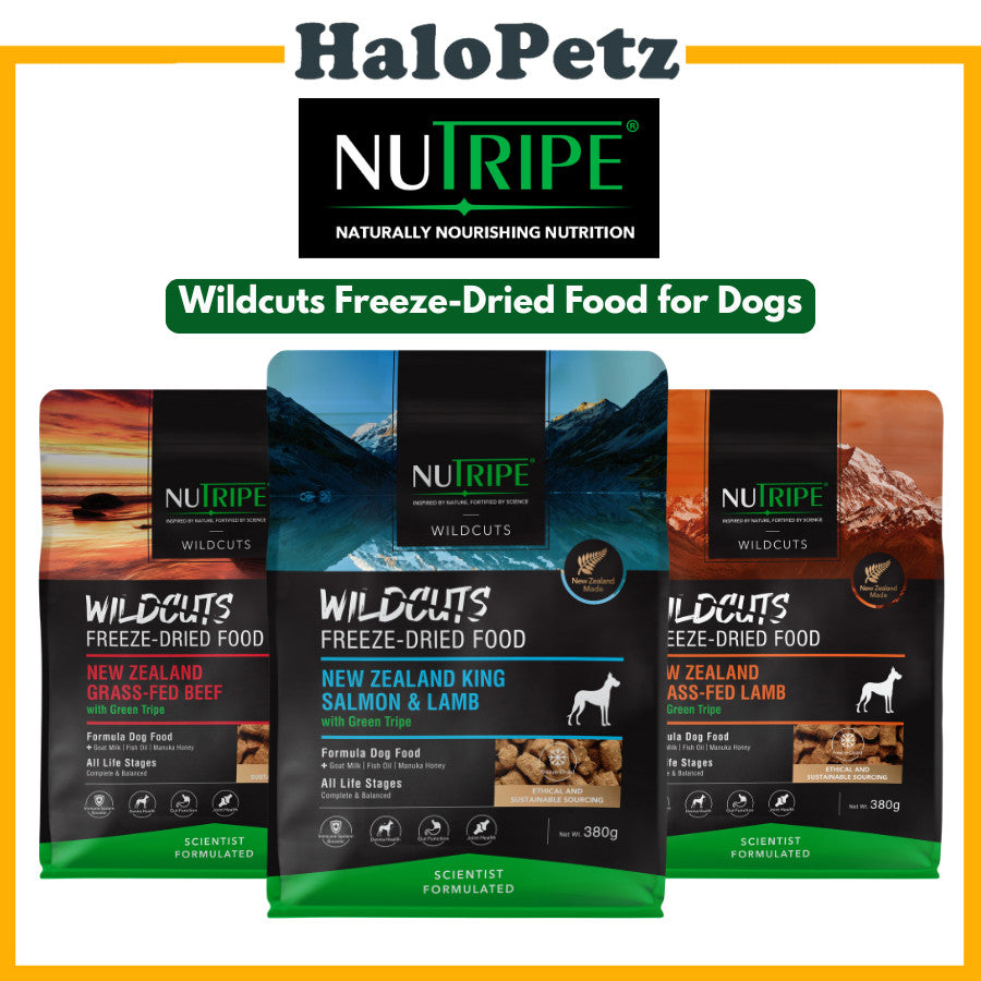 Nutripe WildCuts Freeze-Dried with Green Tripe Dog Food 380g