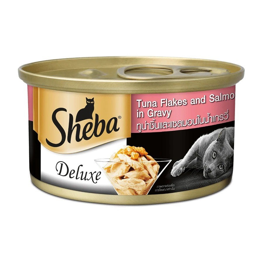 Sheba Deluxe Wet Cat Can Food Adult 85g | Premium Gourmet Cat Meal