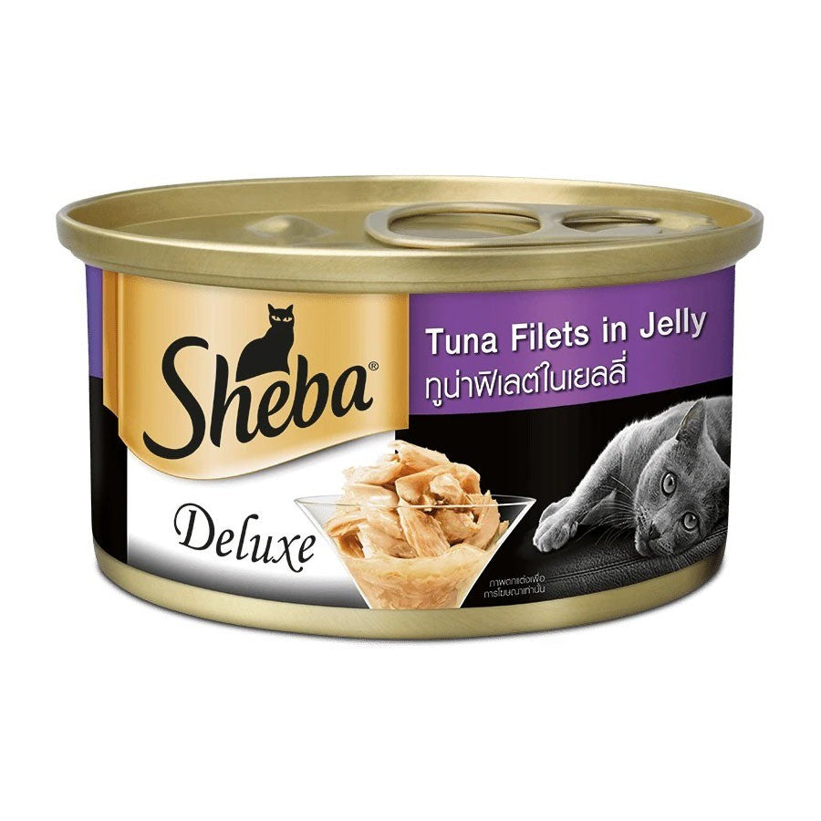Sheba Deluxe Wet Cat Can Food Adult 85g | Premium Gourmet Cat Meal