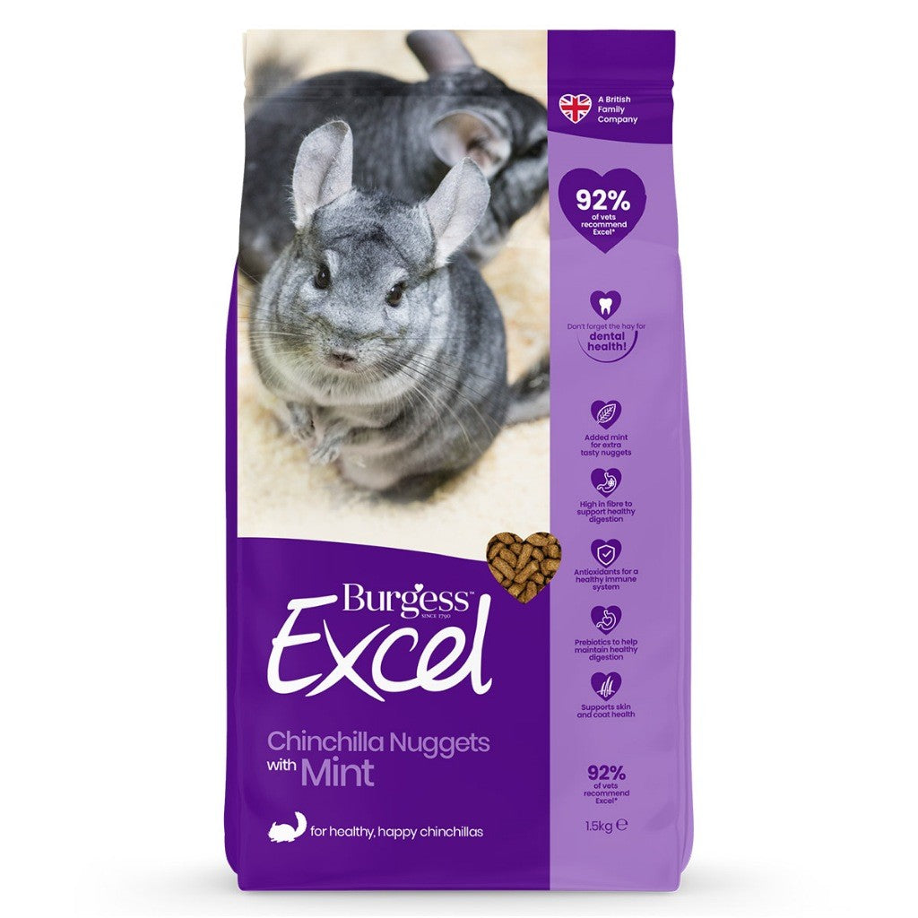 Burgess Excel Nuggets | Rabbit Chinchilla Guinea Pig Food