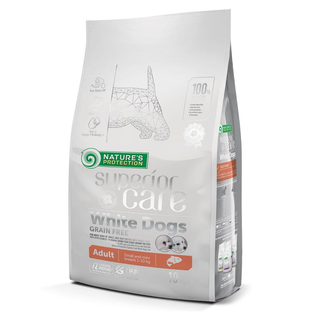 Nature's Protection White Coat Small Breed Dog 1.5kg