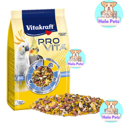 Vitakraft - Pro Vita 750g | Cockatiel | Lovebird | Parrot | Bird Food
