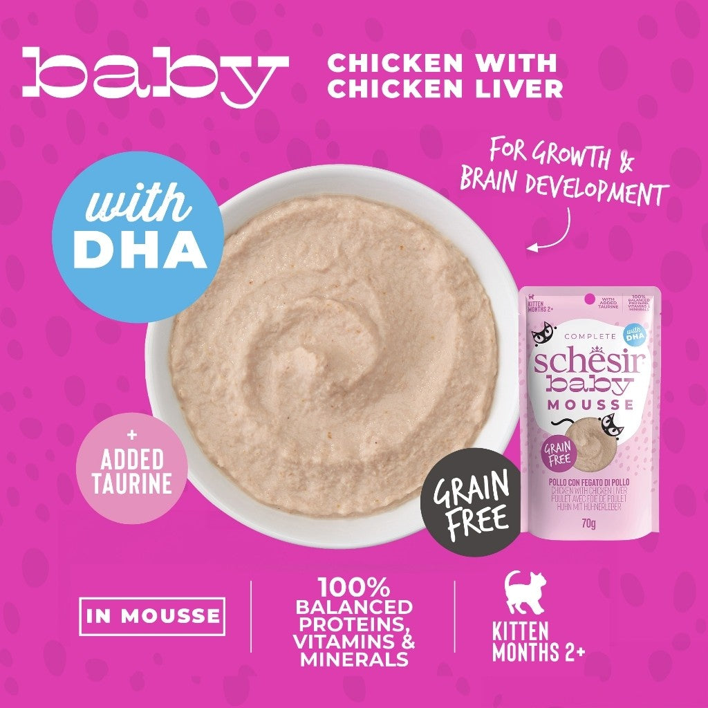 Schesir Baby Complete & Balanced Wet Food for Kitten