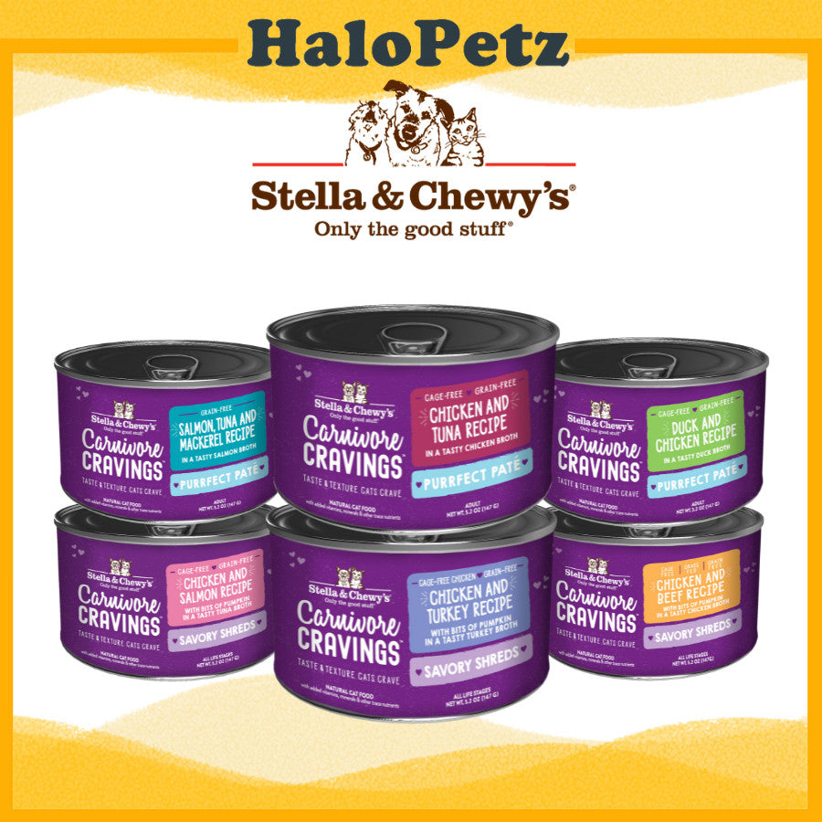 Stella & Chewy’s Purrfect Pate or Savory Shreds Wet Canned Food for Cat