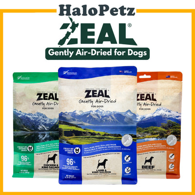 Zeal Gently Air-Dried Dog Food | Beef | Salmon | Lamb