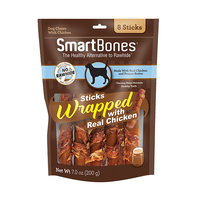 Smartbones Chewing Stick -Twist, Wrapped Stick, Dental, Hip & Joint