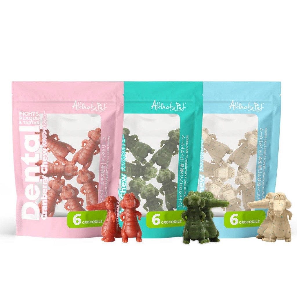 Altimate Pet Dog Dental Chew (150g) | Rawhide-Free, Cranberry, Mint, Milk