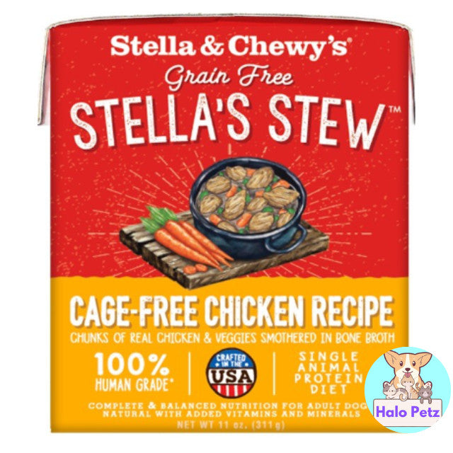 Stella & Chewy’s Grain Free Stella’s Stew | Marie’s Mix in Meal Enhancer | Broth Topper for Dogs | Gourmet Stew Pate