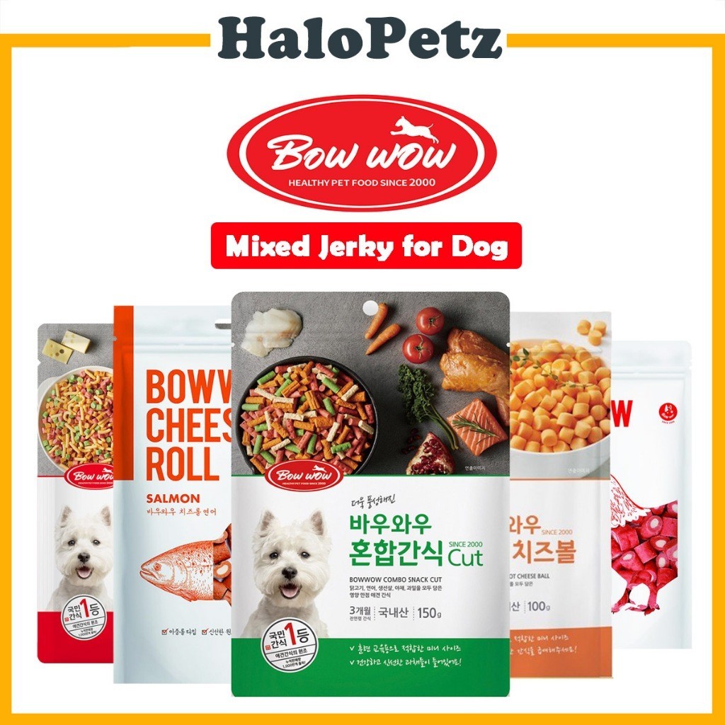 Bow Wow Dog Treats | Jerky | stick | Roll | Cheese Ball