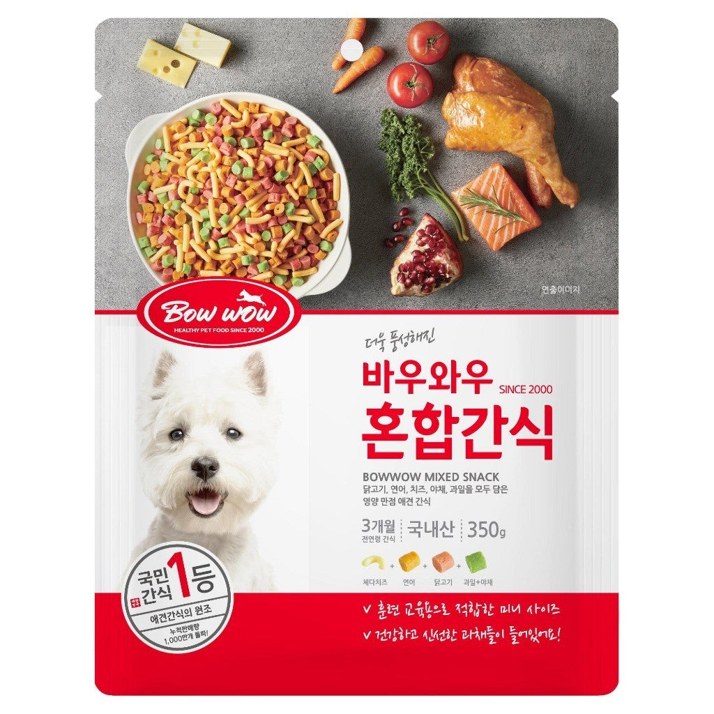 Bow Wow Mixed Cut | Mix Snacks 350g Dog Treats