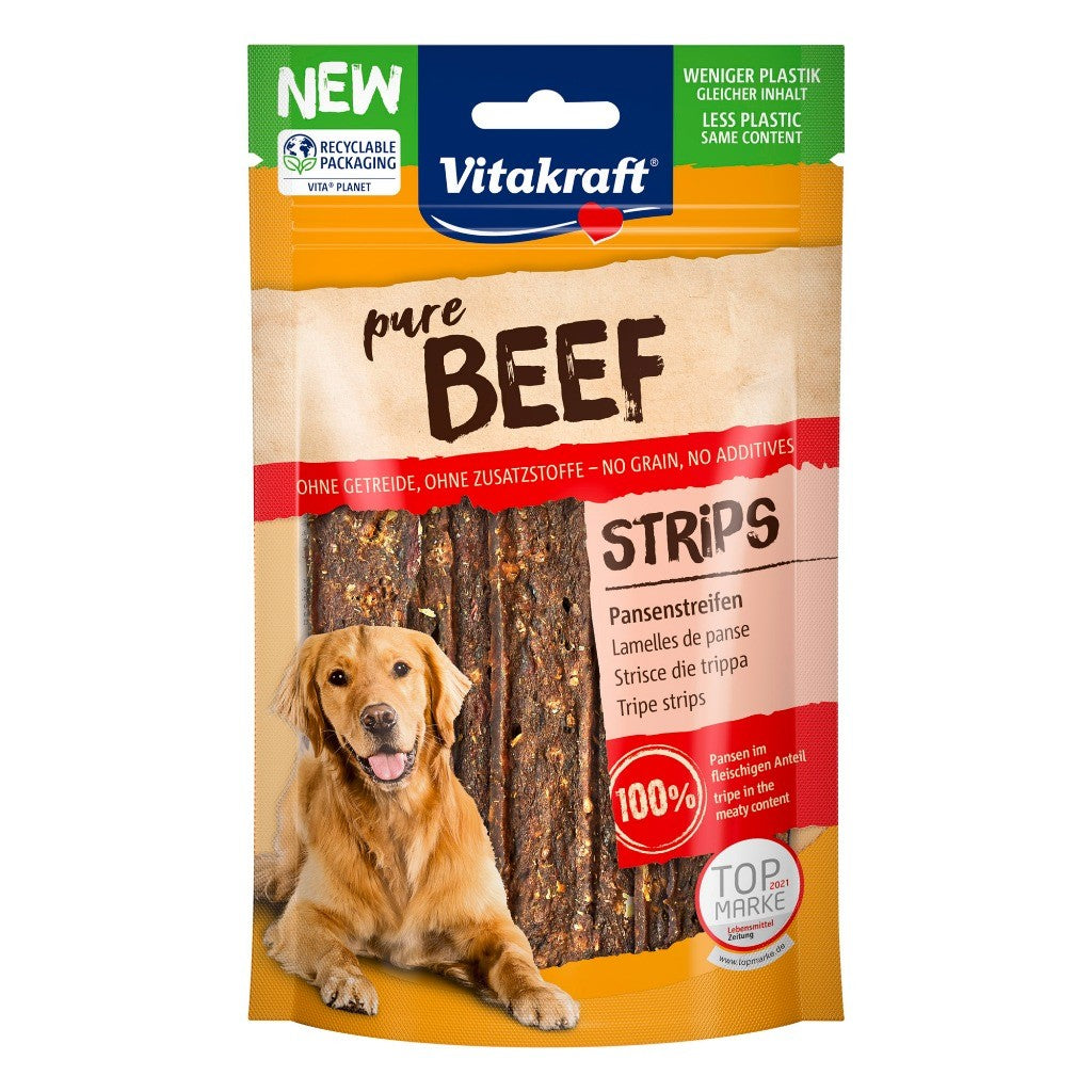 Vitakraft Pure Dog Treats Snacks 80g | Chicken, Lamb, Beef, Duck, Ham
