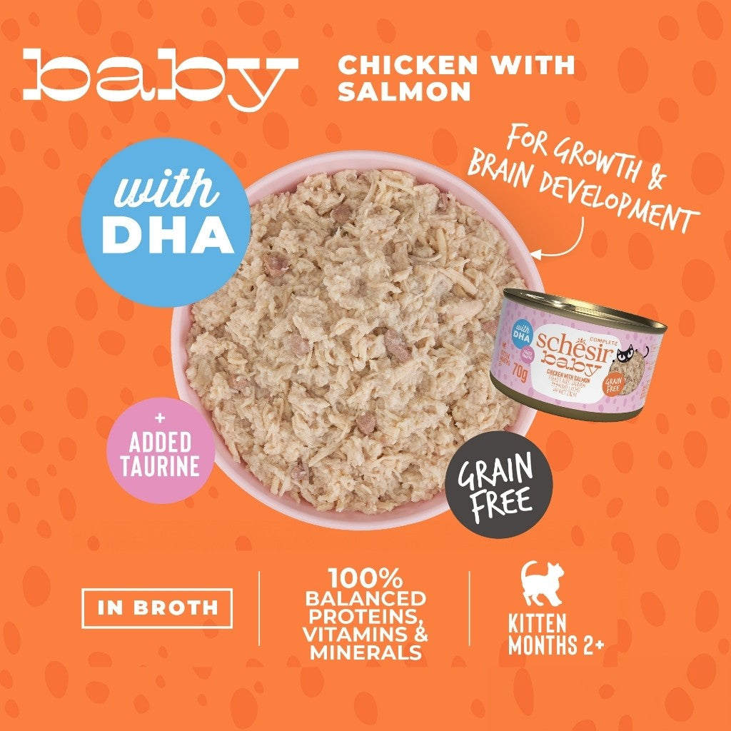 Schesir Baby Complete & Balanced Wet Food for Kitten