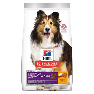 Hill's Science Diet Canine Adult Sensitive Stomach & Skin Chicken Dry Dog Food 30lbs
