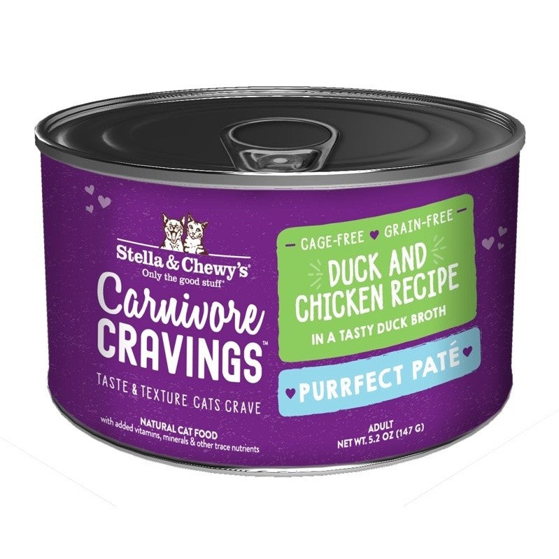 Stella & Chewy’s Carnivore Cravings Purrfect Pate or Savory Shreds Wet Canned Food