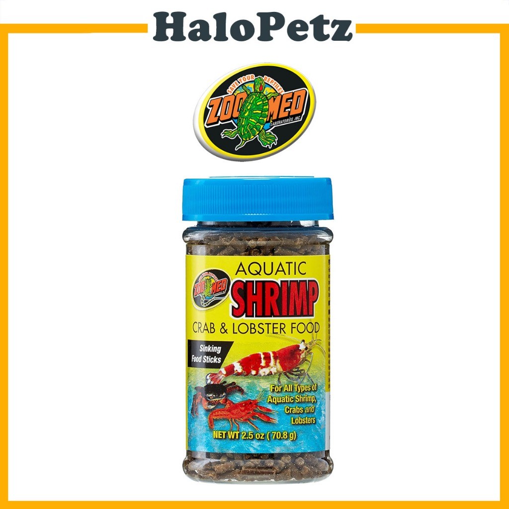 Zoo Med Aquatic Shrimp, Crab & Crayfish Food 70g | Pet Food