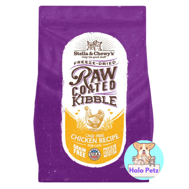 Stella & Chewy's Raw Coated Cat Kibble 5lb / 10lb | Freeze-Dried Raw Coated Dry Cat Food