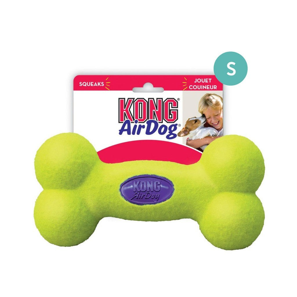 Kong AirDog Dog Toy | Donut, Football, Dumbbell, Stick & Ball | Squeaky Fetch Toys