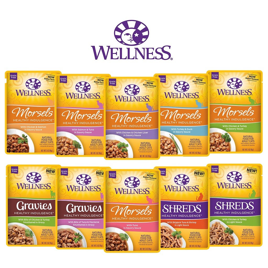 Wellness Cat Indulgence Pouch 3oz