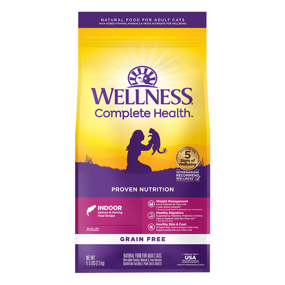Wellness Complete Health Grain Free Dry Cat Food 5.5lbs