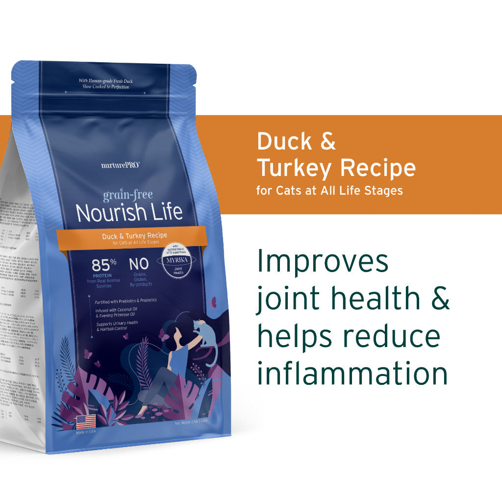 NurturePRO Nourish Life Cat Grain-Free Dry Food 2.5lbs