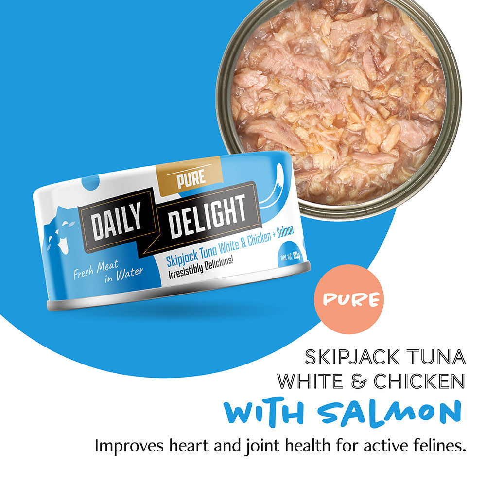 Daily Delight Pure Wet Tuna Cat Food 80g