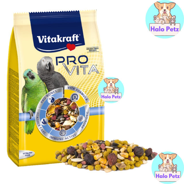 Vitakraft - Pro Vita 750g | Cockatiel | Lovebird | Parrot | Bird Food