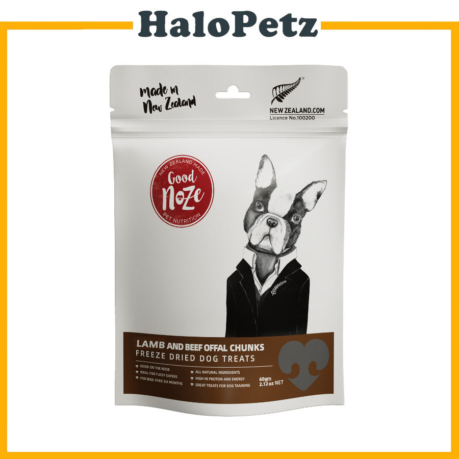 Goodnoze Dog Treats | Beef | Carp | Hoki | Lamb | Offal | Venison | Chunks | Rabbit | Salmon | Spare Ribs