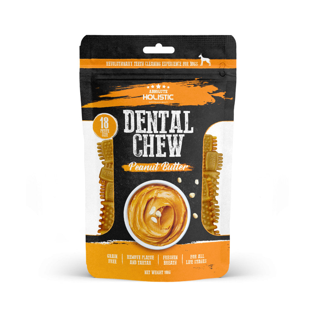 Absolute Holistic, Dentalight & Happi Doggy Dog Dental Chew Value Pack | Oral Care Bundle