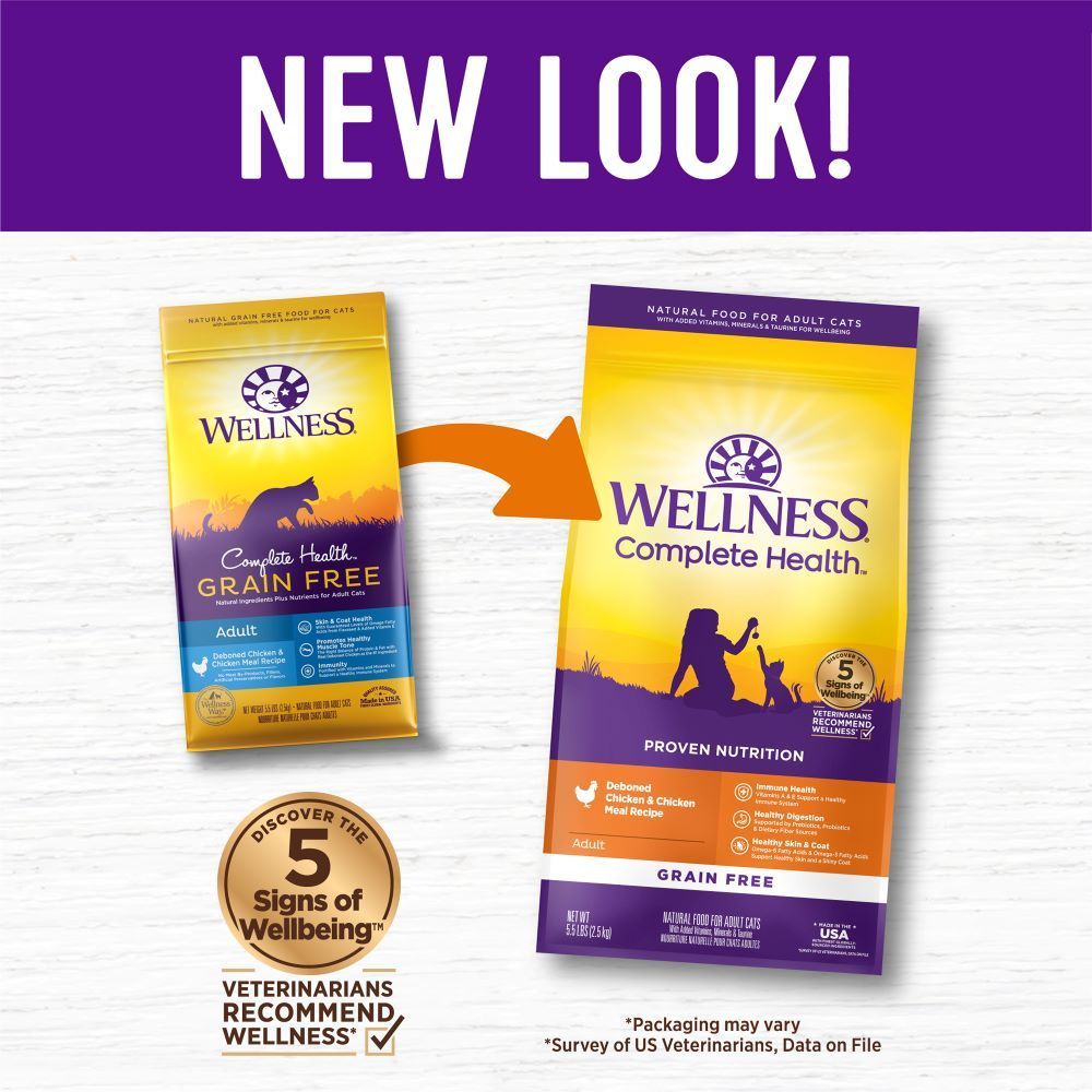 Wellness Complete Health Grain Free Dry Cat Food 5.5lbs