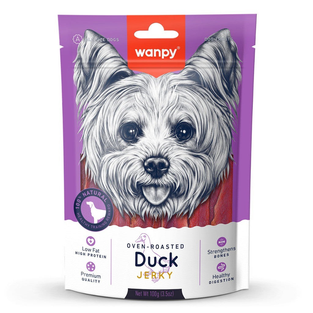 Wanpy Assorted Dog Treats | Jerky | Biscuit | Steaks | Strips | Slice | Sausage | Twist | Chicken Cheese Duck Beef