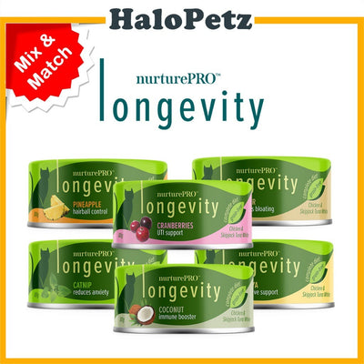 [Mix Match] NurturePRO Longevity Chicken & Tuna Wet Cat Food 80g