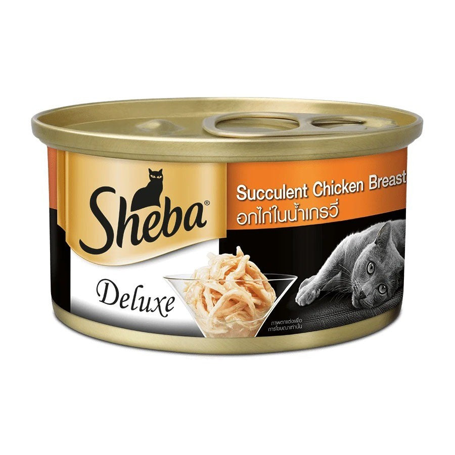 Sheba Deluxe Wet Cat Can Food Adult 85g | Premium Gourmet Cat Meal