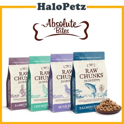 Absolute Bites Cat Raw Chunks Freeze Dried Raw Food