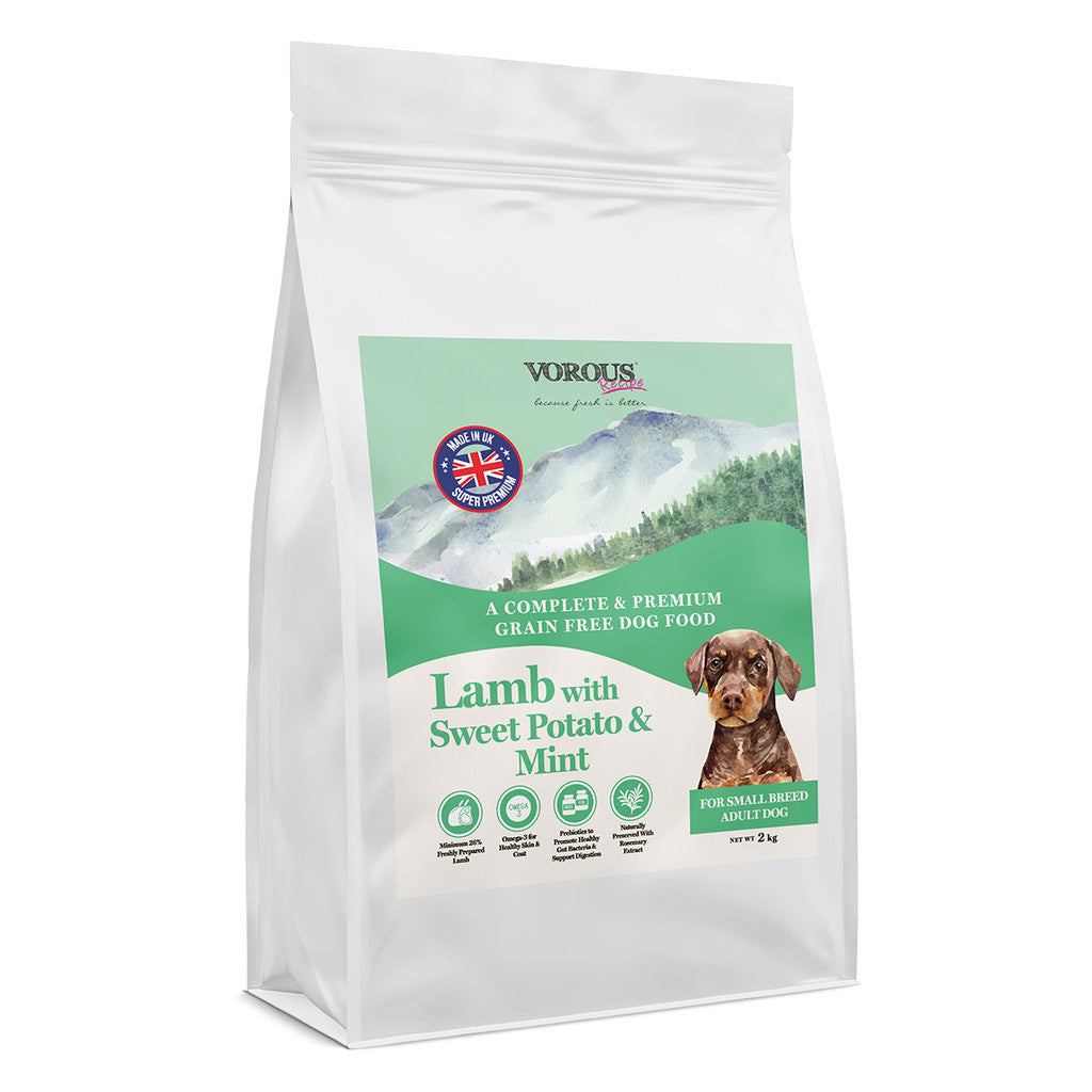 Vorous Grain-Free Dog Dry Food | Puppy | Adult | Small Breed | Pork, Salmon, Lamb