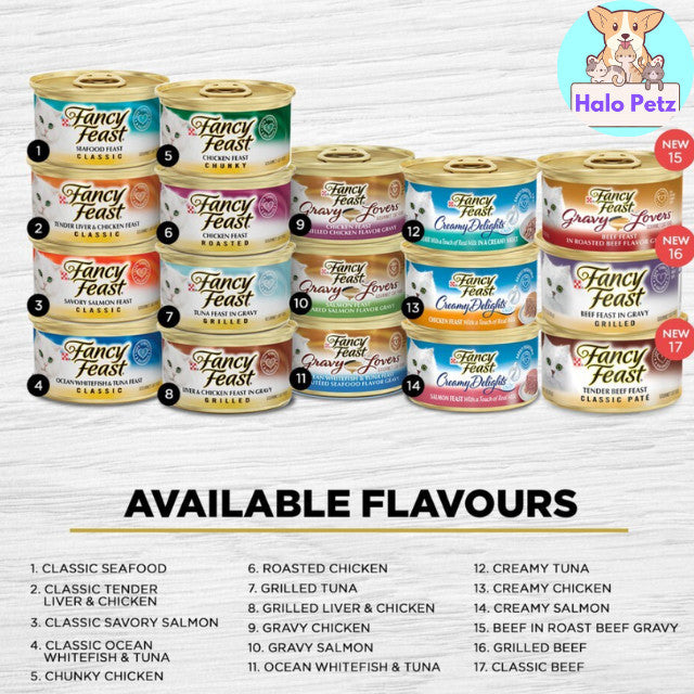 Mixable Fancy Feast Cat Canned Food 85g