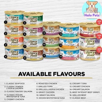 Mixable Fancy Feast Cat Canned Food 85g