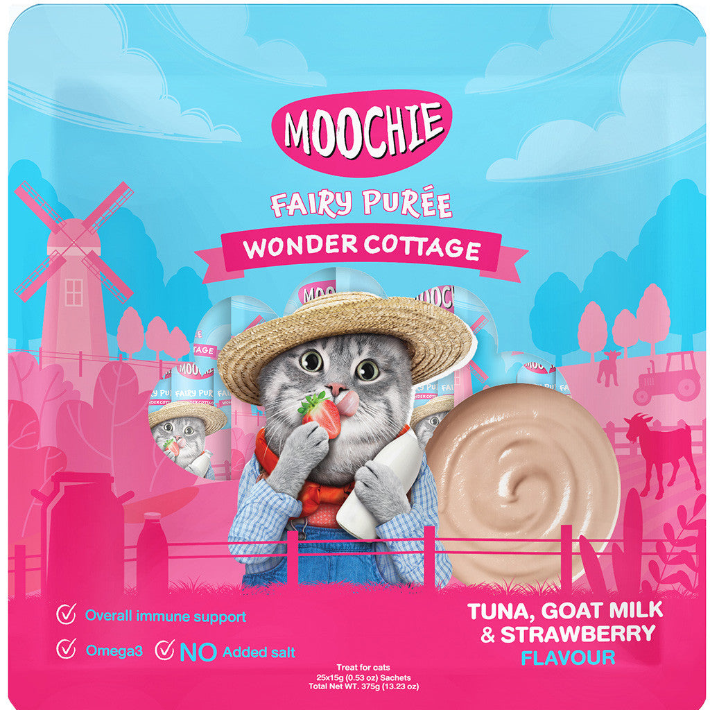 Sheba Melty Cat Treats 20 Sticks | Moochie Purée 25 Sticks | Lickable Cat Treats Bundle