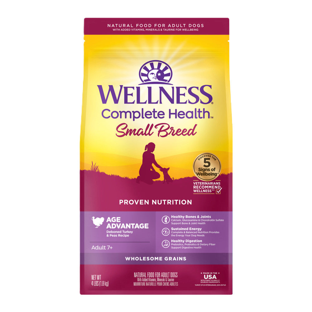 Wellness Small Breed Complete Health Dry Dog Food 4lbs
