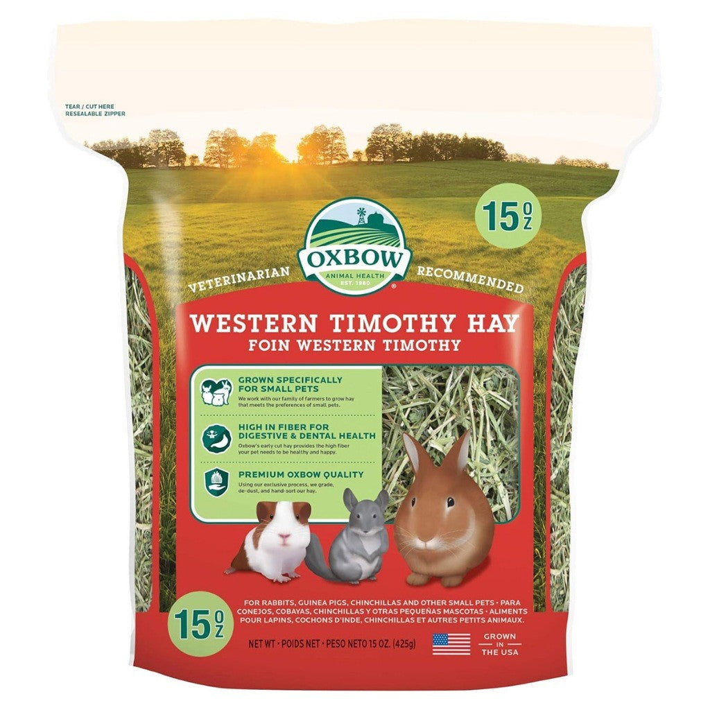 Oxbow Hay 15oz -Timothy, Orchard Oat, Alfalfa