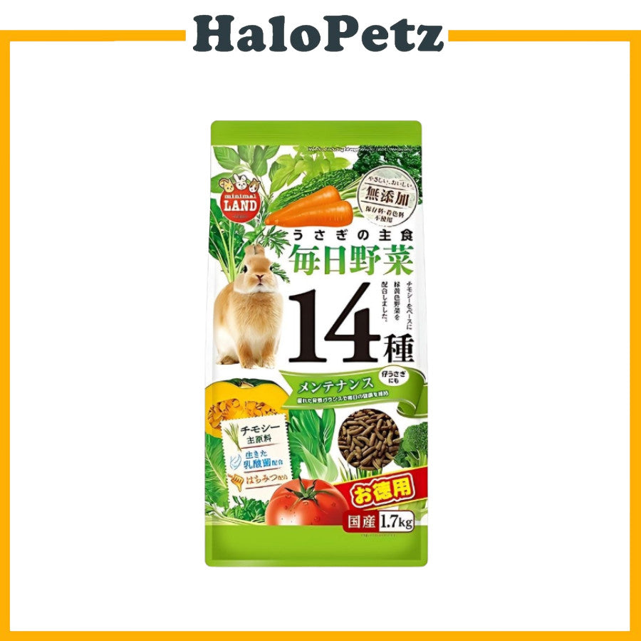 Marukan Main Food 14 Veggies Maintenance for Rabbit 1.7kg