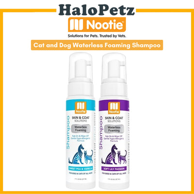 Nootie Hypoallergenic Waterless Foaming Shampoo | 7oz Cat & Dog