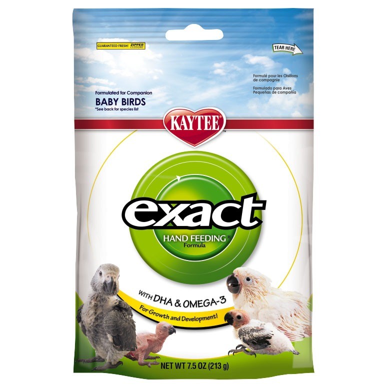 Kaytee Exact Handfeeding Baby Bird Formula Original | Complete Chick Nutrition