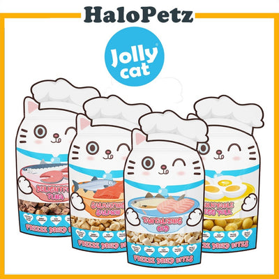 Jollycat Freeze Dried Cat Treat - Egg, Cod, Salmon Tuna | Jolly Cat